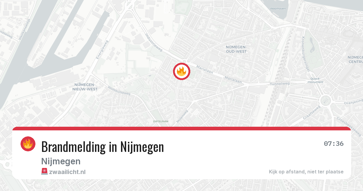 Brandmelding in Nijmegen — 7 mei 2026