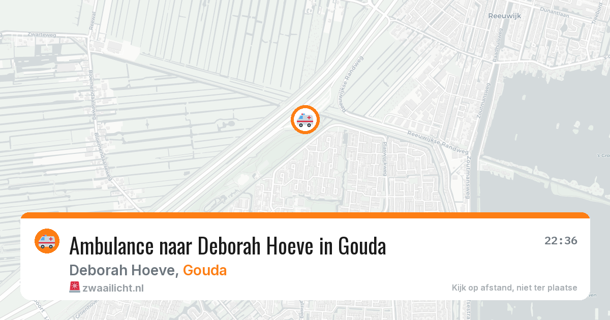 Ambulance naar Deborah Hoeve in Gouda — 10 mei 2026