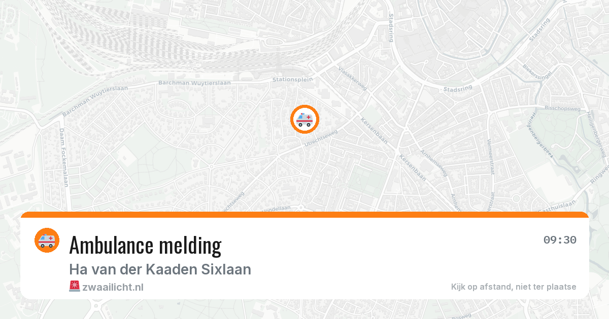 Ambulance melding — 5 feb 2026
