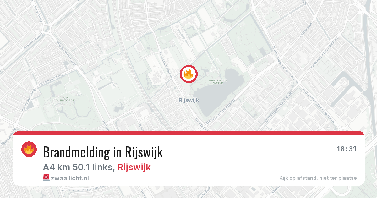 Brandmelding in Rijswijk — 28 jul 2026