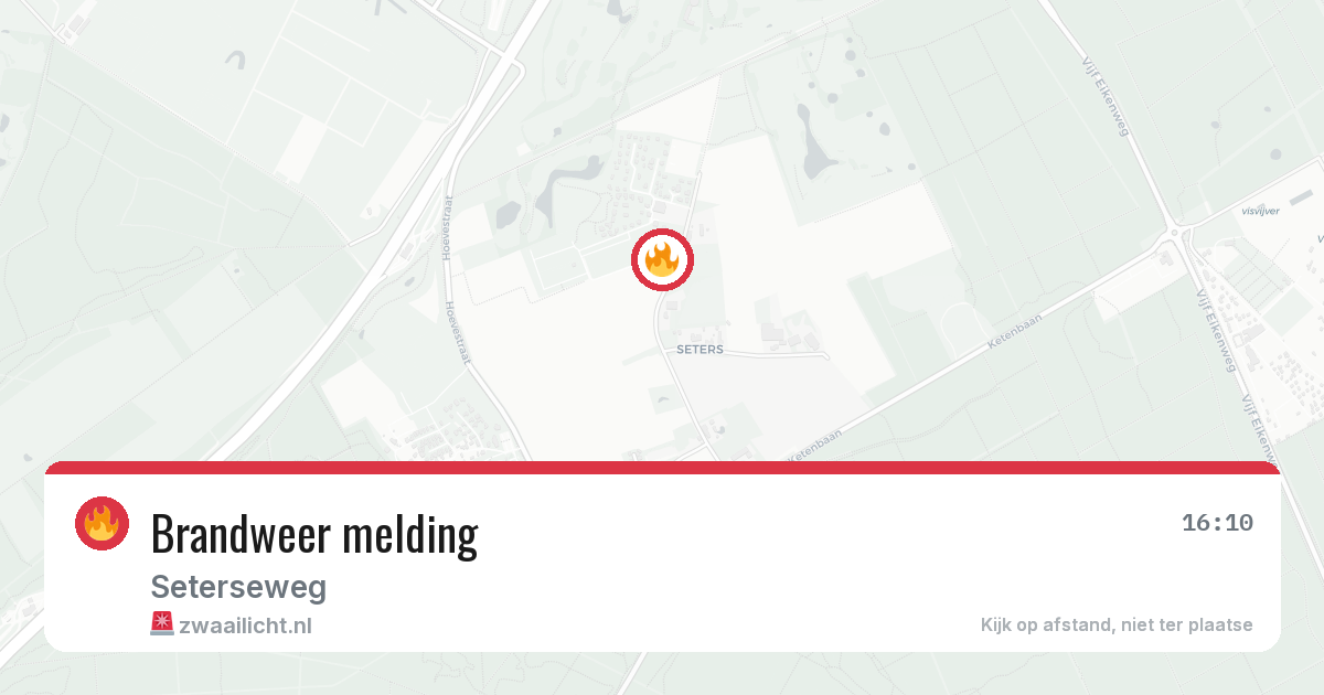 Brandweer melding — 20 jun 2026