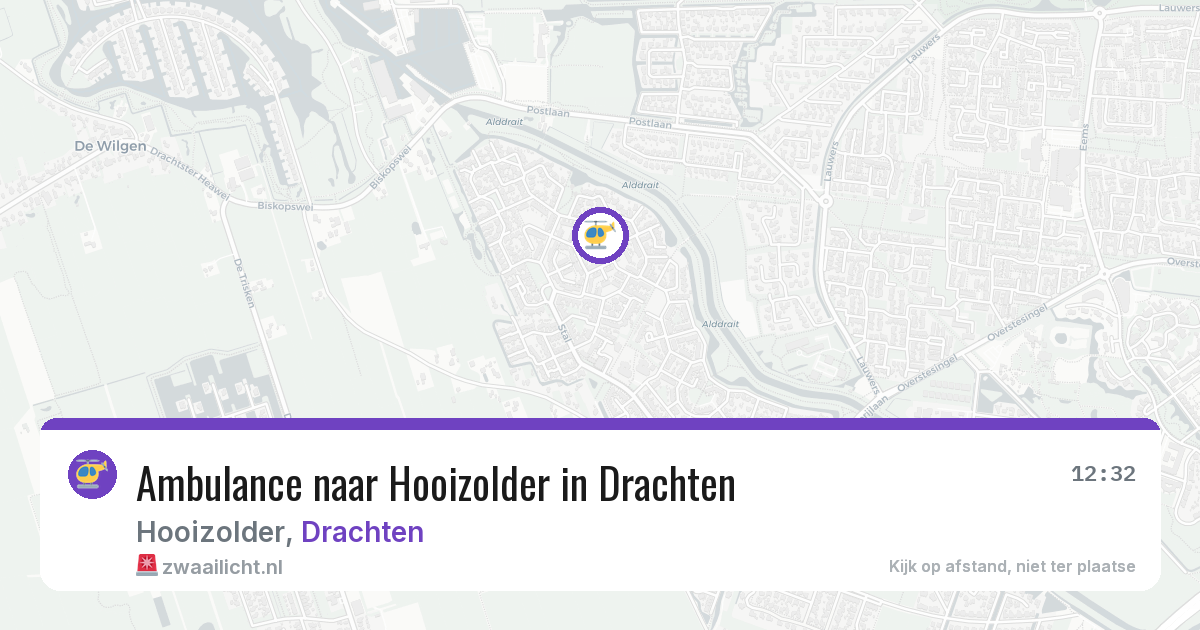 Ambulance naar Hooizolder in Drachten — 4 mrt 2026
