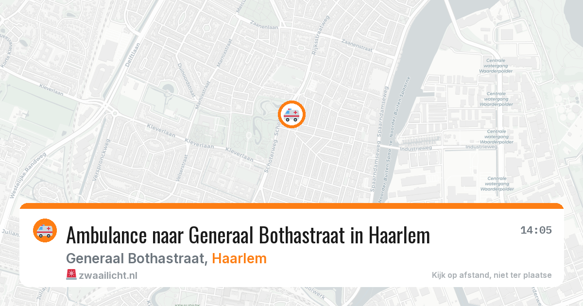 Ambulance naar Generaal Bothastraat in Haarlem — 27 mei 2026