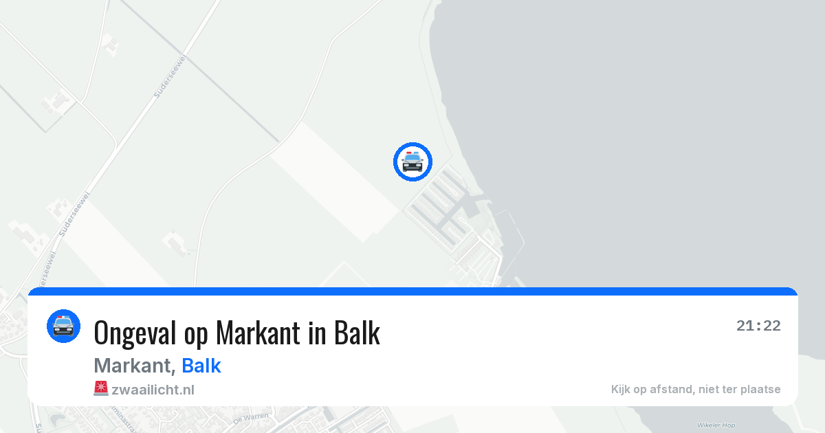 Ongeval op Markant in Balk — 8 mei 2026