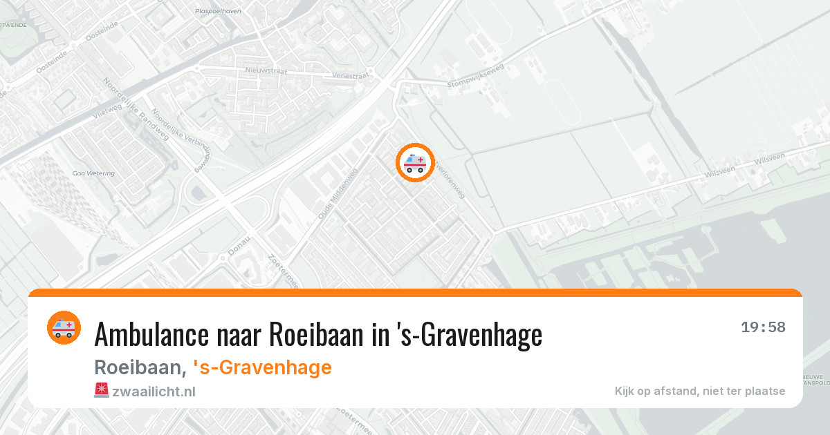 Ambulance naar Roeibaan in 's-Gravenhage — 4 jun 2026