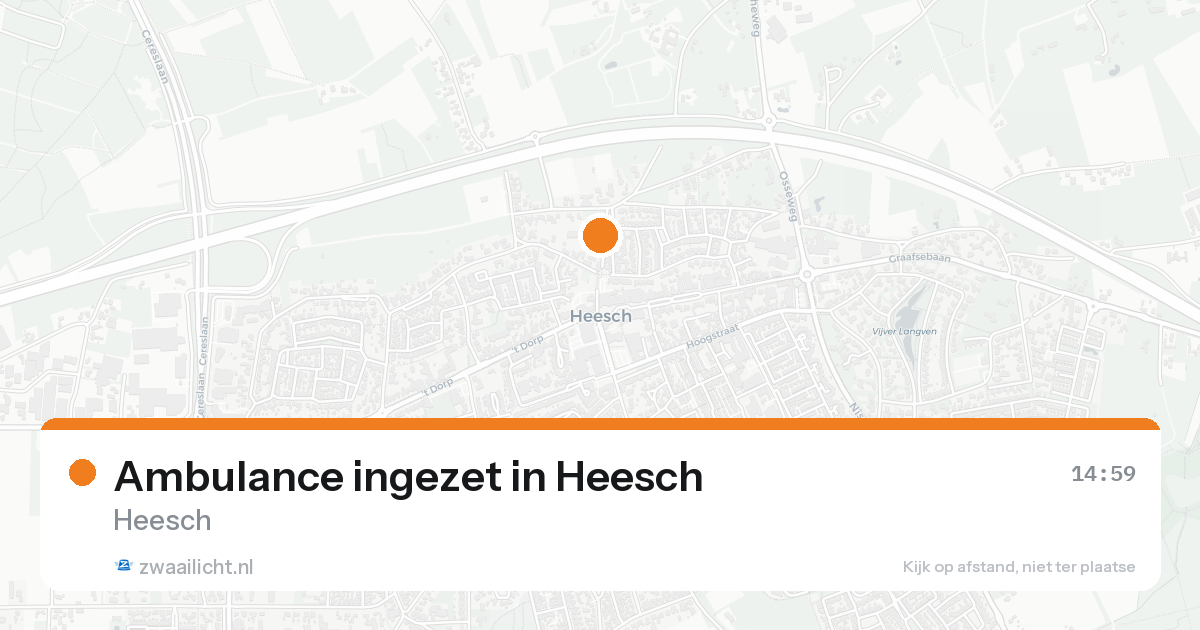 Ambulance ingezet in Heesch — 30 jan 2026