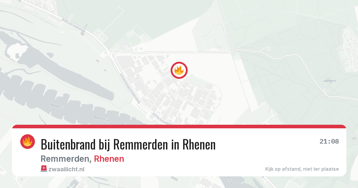 Buitenbrand bij Remmerden in Rhenen — 28 mei 2026
