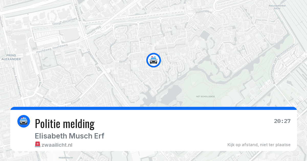 Politie melding — 21 mrt 2026