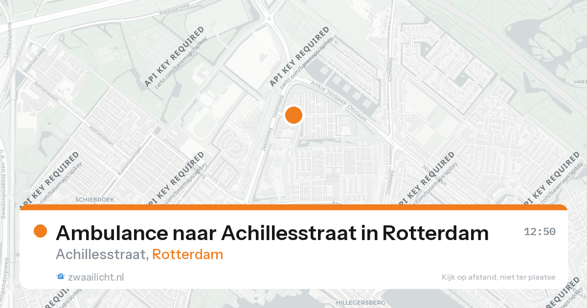Ambulance naar Achillesstraat in Rotterdam — 26 aug 2026