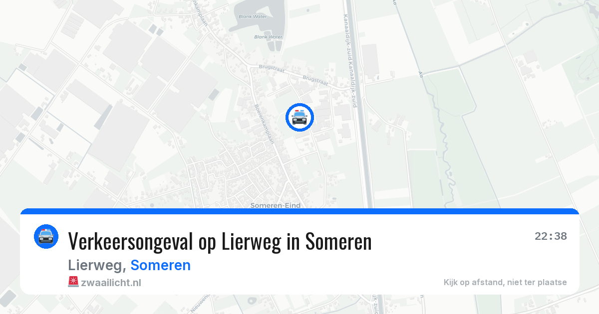 Verkeersongeval op Lierweg in Someren — 12 aug 2026