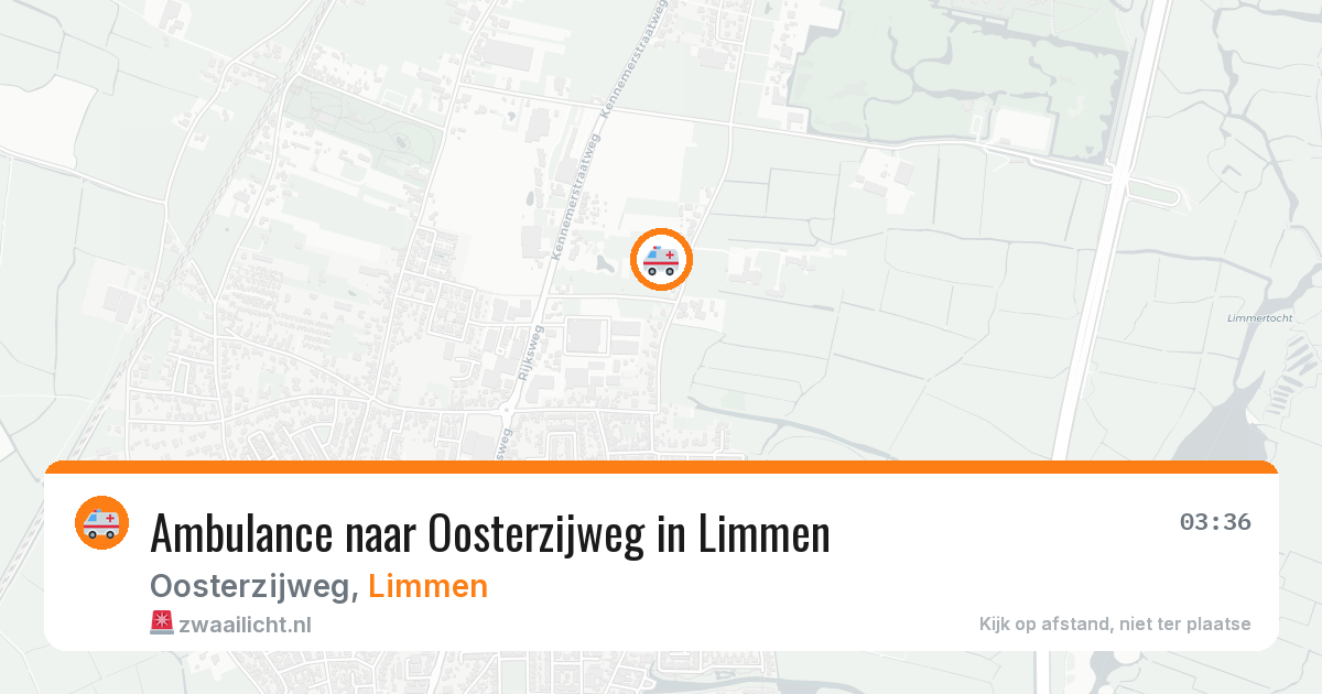 Ambulance naar Oosterzijweg in Limmen — 24 jul 2026