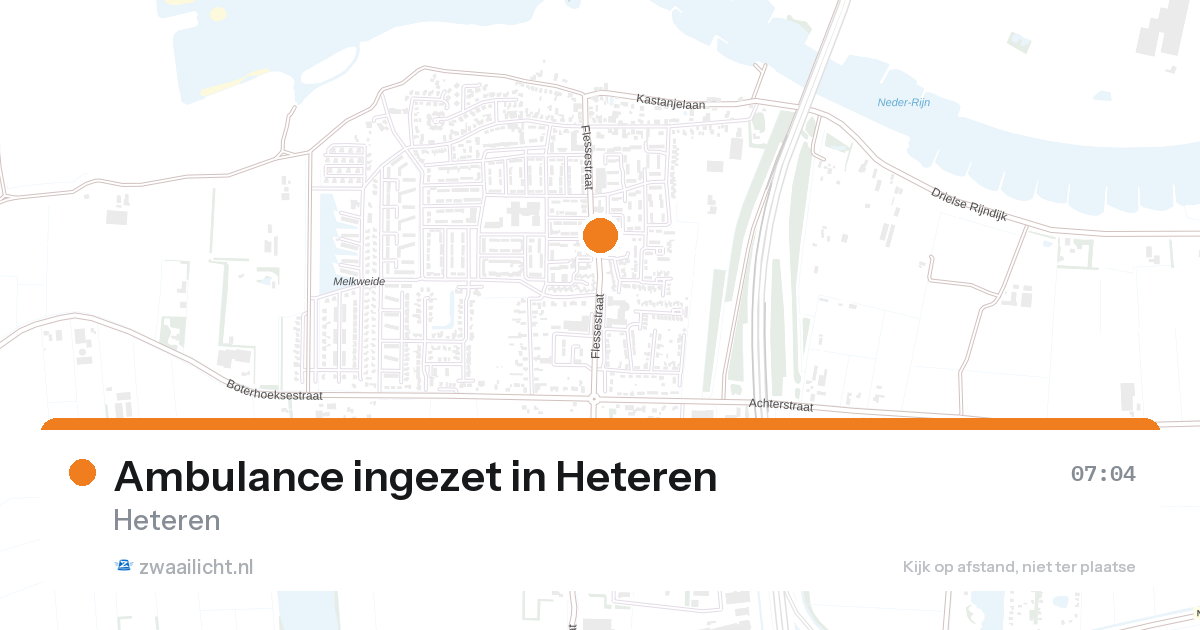 Ambulance ingezet in Heteren — 7 feb 2026