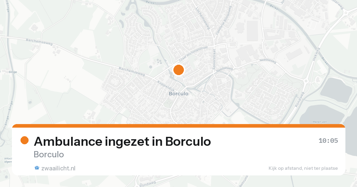 Ambulance ingezet in Borculo — 7 feb 2026