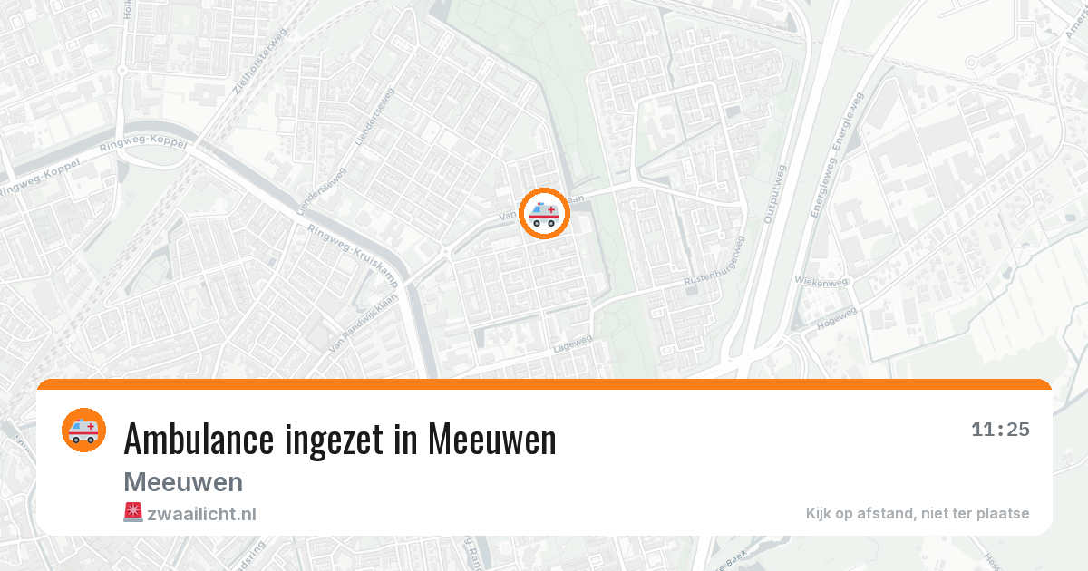 Ambulance ingezet in Meeuwen — 4 feb 2026