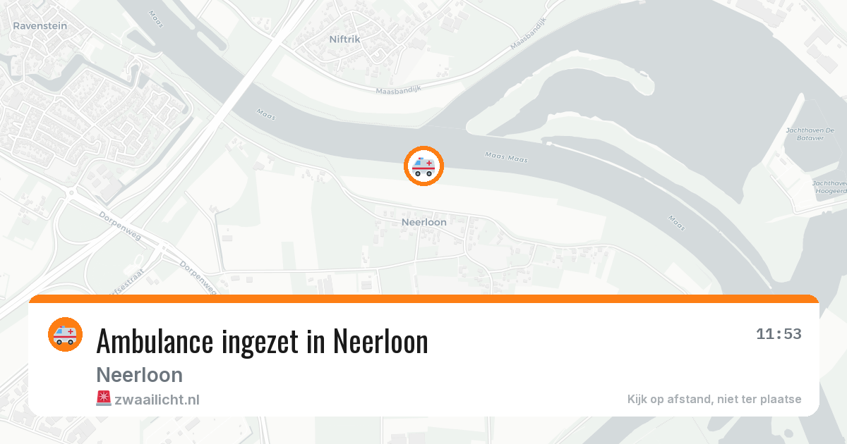 Ambulance ingezet in Neerloon — 4 jun 2026