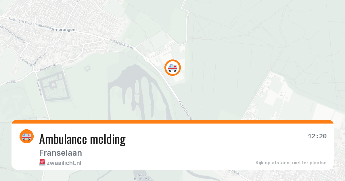 Ambulance met spoed naar Franselaan in 3028AV — 15 mei 2026