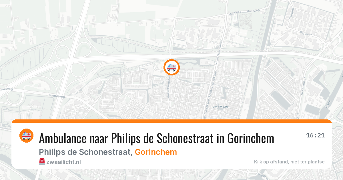Ambulance naar Philips de Schonestraat in Gorinchem — 29 jan 2026