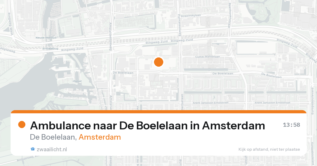 Ambulance naar De Boelelaan in Amsterdam — 30 jan 2026