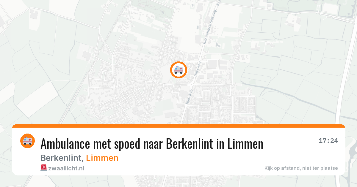 Ambulance met spoed naar Berkenlint in Limmen — 14 feb 2026