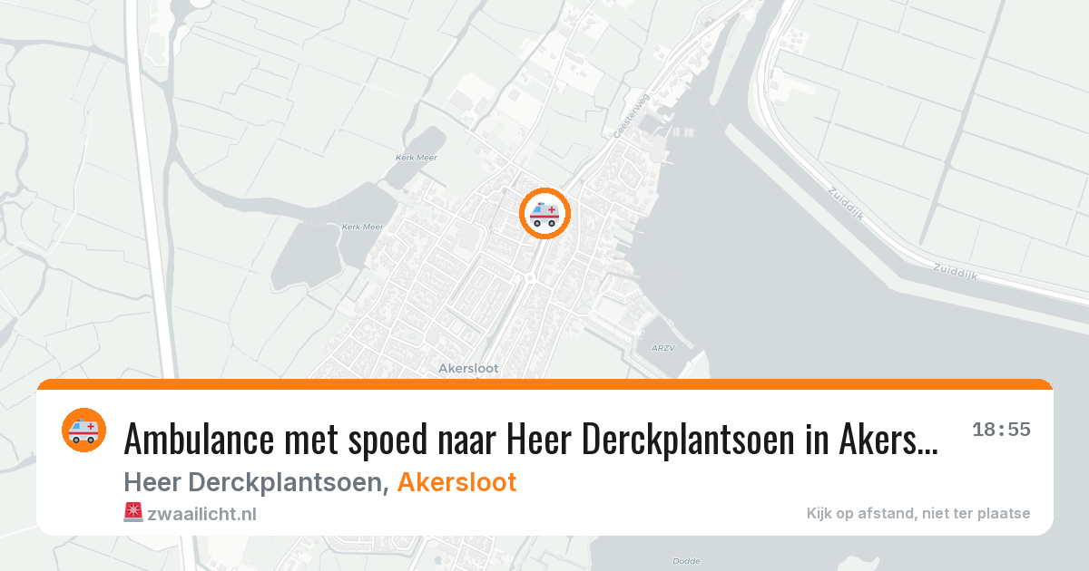 Ambulance met spoed naar Heer Derckplantsoen in Akersloot — 11 jun 2026