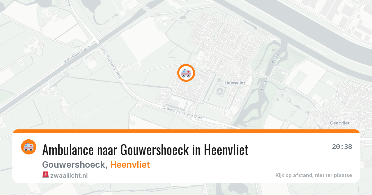 Ambulance naar Gouwershoeck in Heenvliet — 17 jun 2026