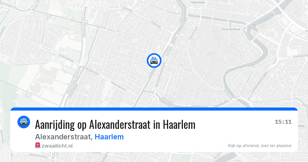 Aanrijding op Alexanderstraat in Haarlem — 30 apr 2026