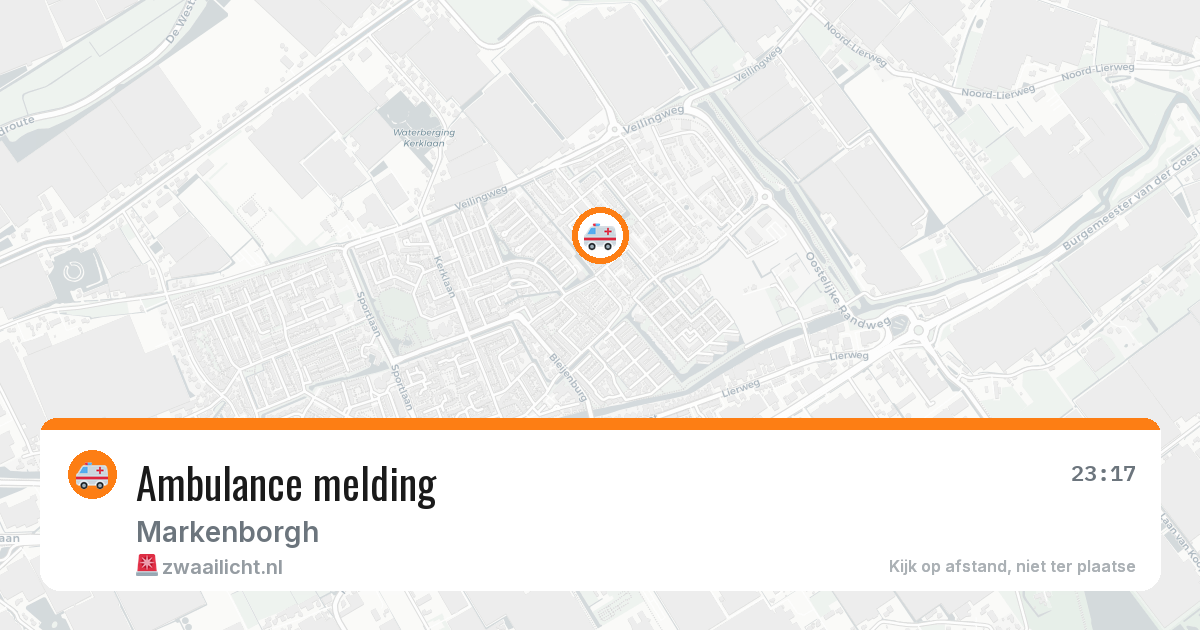 Ambulance melding — 14 mrt 2026