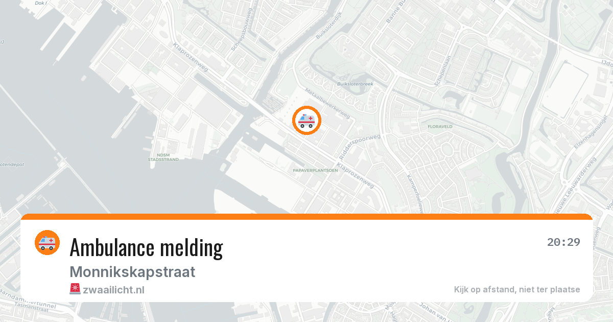 Ambulance melding — 21 jun 2026