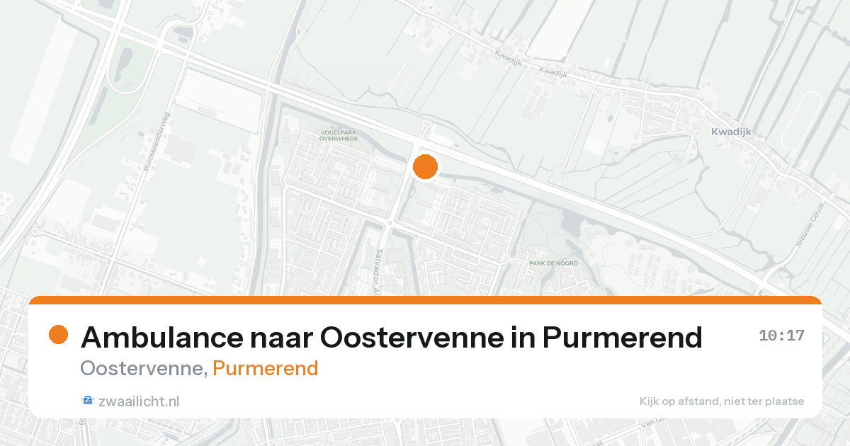 Ambulance naar Oostervenne in Purmerend — 31 jan 2026