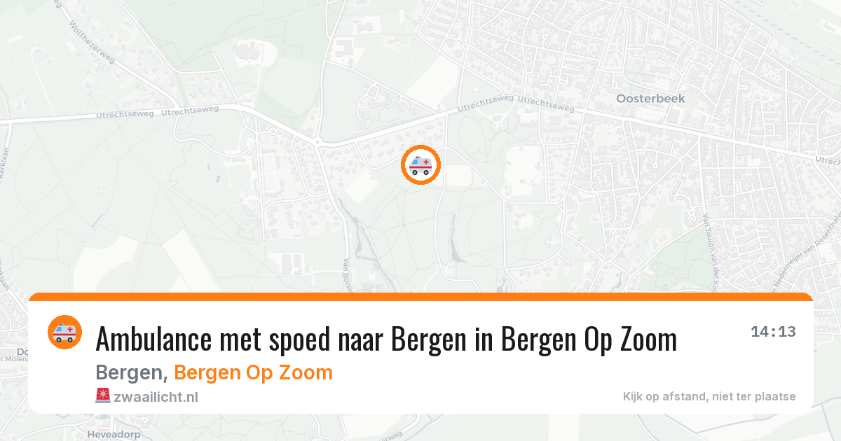 Ambulance met spoed naar Bergen in Bergen Op Zoom — 30 jan 2026