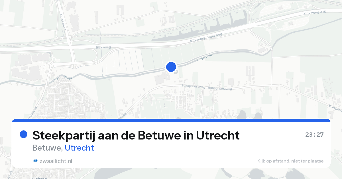 Steekpartij aan de Betuwe in Utrecht — 20 aug 2026