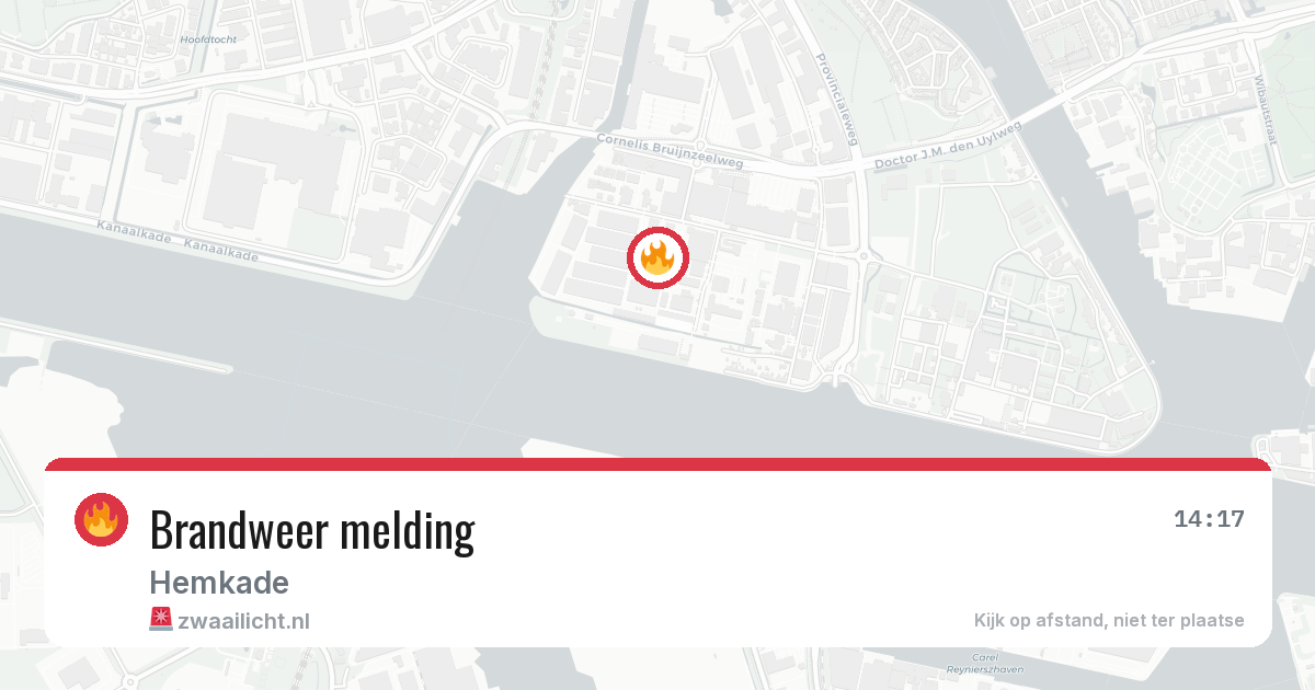Brandweer melding — 8 jun 2026