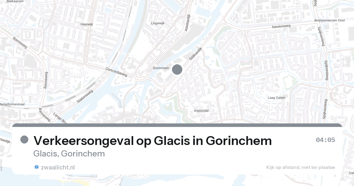 Verkeersongeval op Glacis in Gorinchem — 7 feb 2026