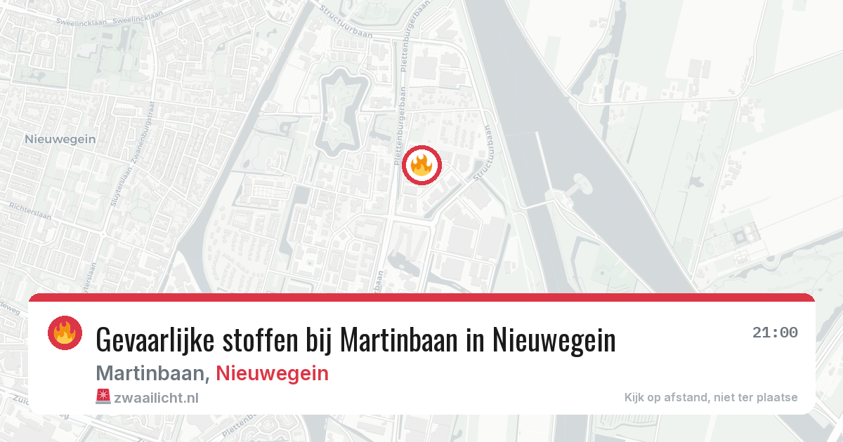 Gevaarlijke stoffen bij Martinbaan in Nieuwegein — 29 jun 2026