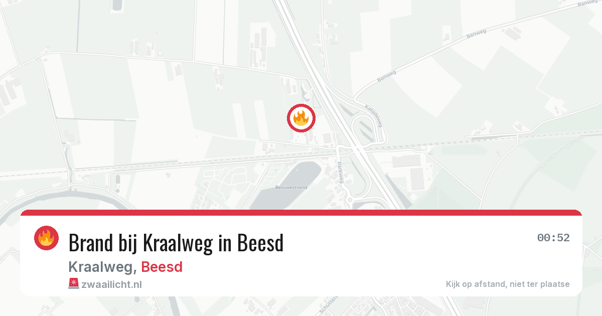 Brand bij Kraalweg in Beesd — 12 jun 2026