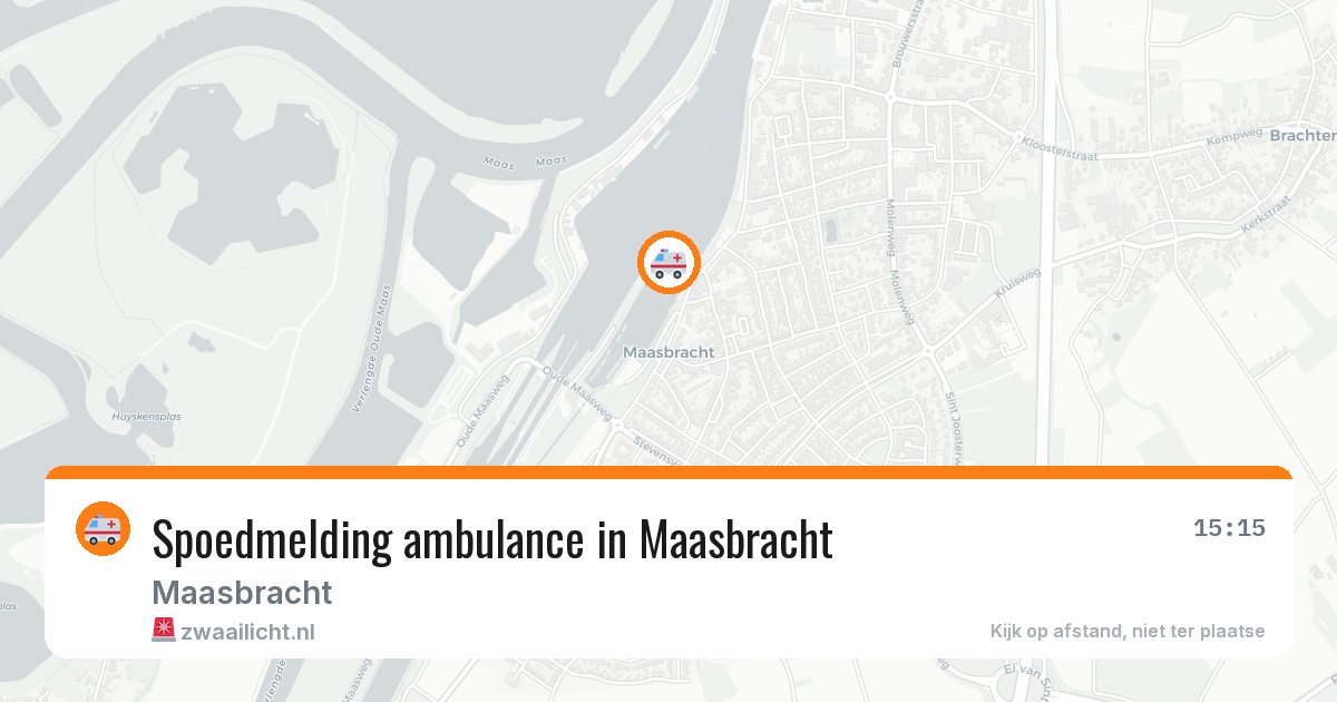Spoedmelding ambulance in Maasbracht — 30 jun 2026