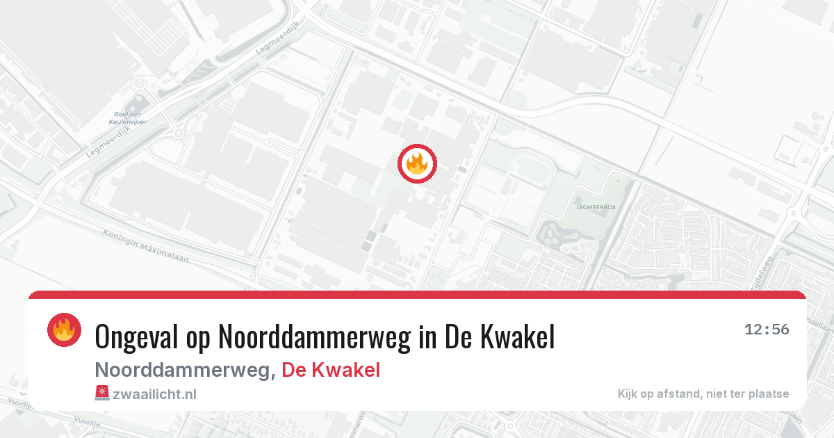 Ongeval op Noorddammerweg in De Kwakel — 24 jul 2026