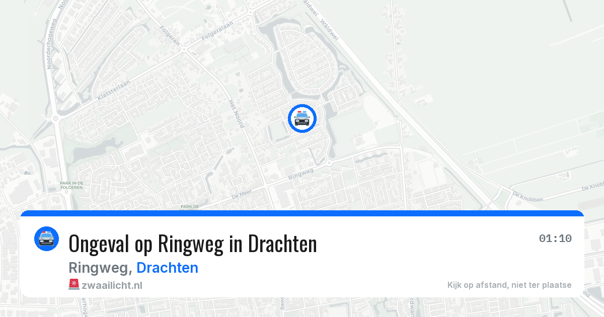 Ongeval op Ringweg in Drachten — 26 jul 2026