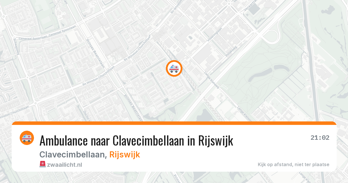 Ambulance naar Clavecimbellaan in Rijswijk — 18 mei 2026