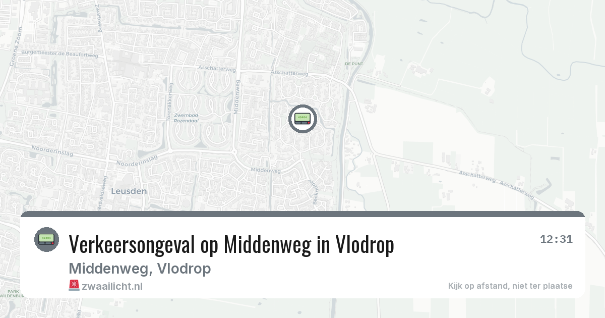 Verkeersongeval op Middenweg in Vlodrop — 29 jan 2026