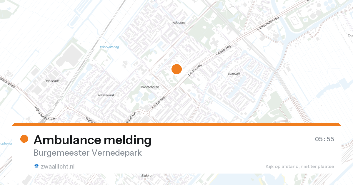 Ambulance melding — 7 feb 2026