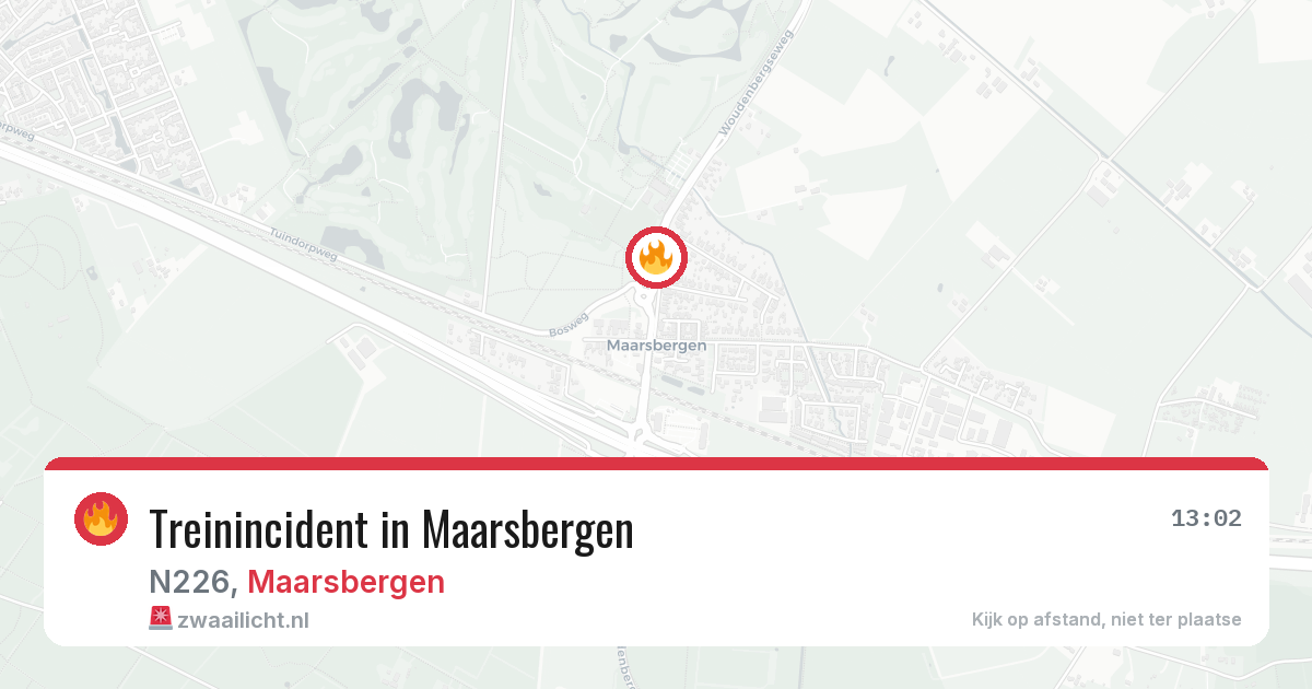 Treinincident in Maarsbergen — 3 mrt 2026