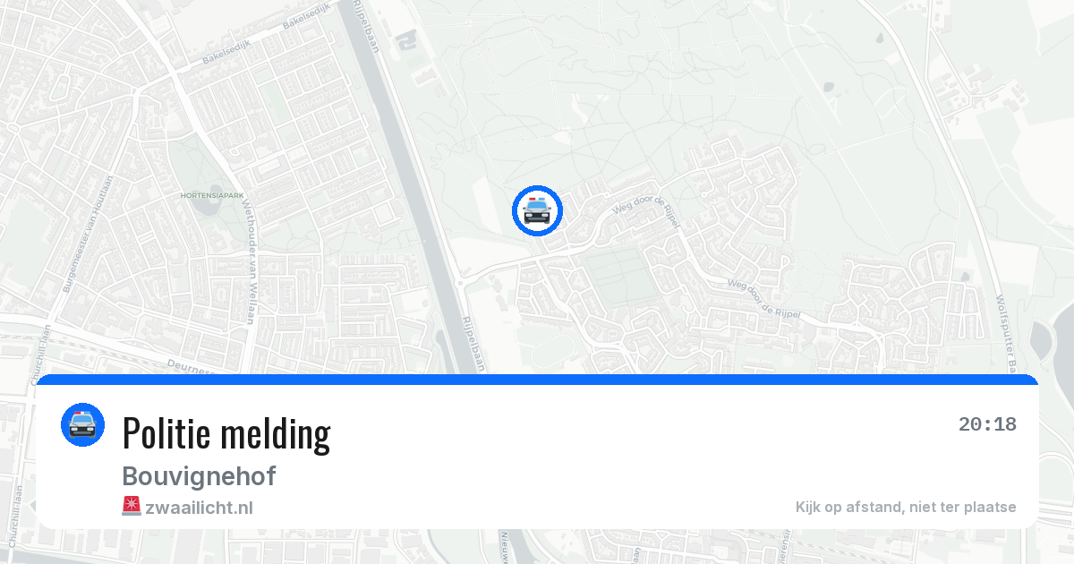 Politie melding — 6 jul 2026