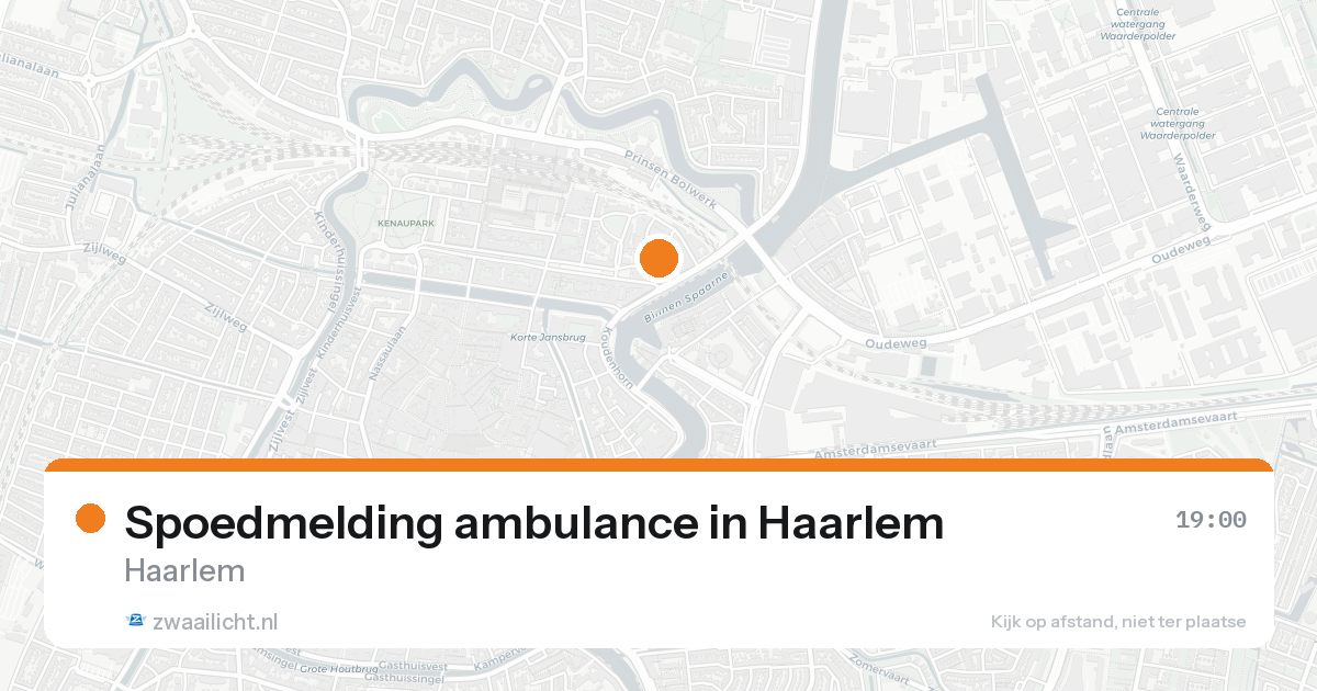 Spoedmelding ambulance in Haarlem — 3 jun 2026