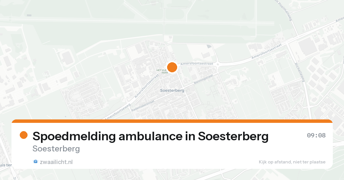 Spoedmelding ambulance in Soesterberg — 31 jan 2026