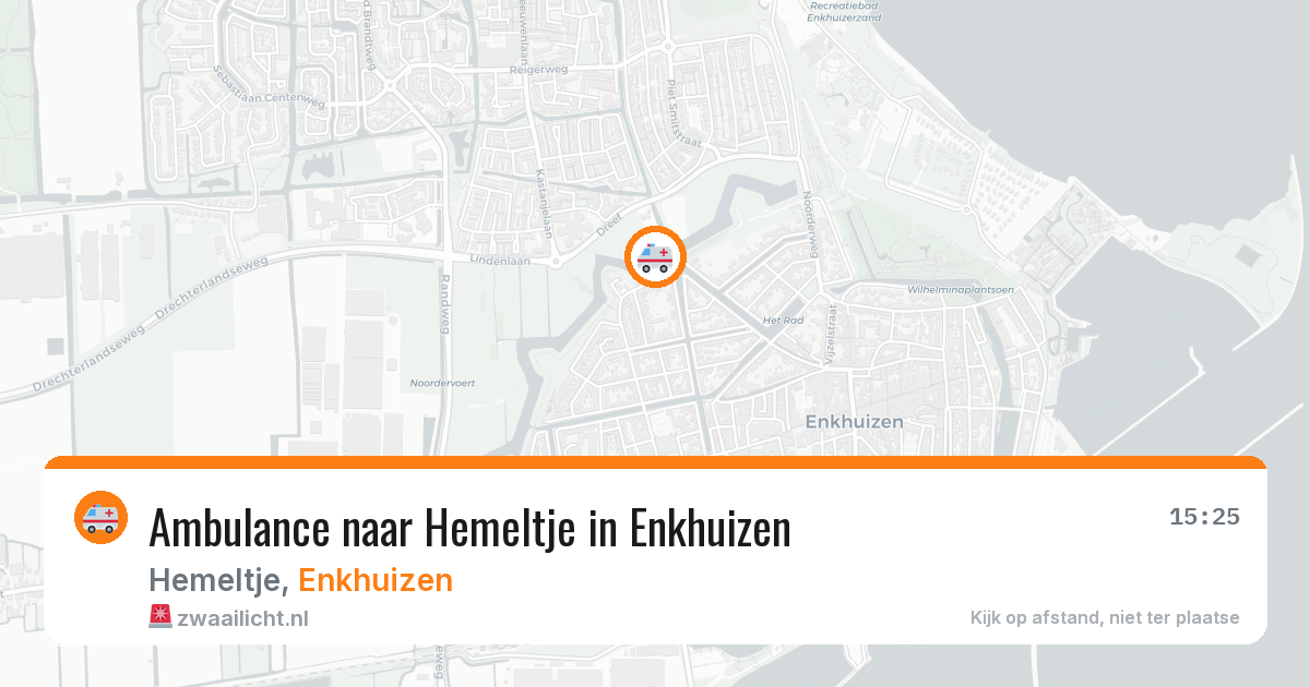 Ambulance naar Hemeltje in Enkhuizen — 8 feb 2026