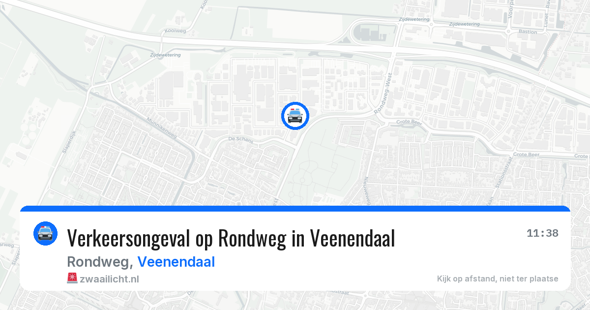 Verkeersongeval op Rondweg in Veenendaal — 26 mei 2026