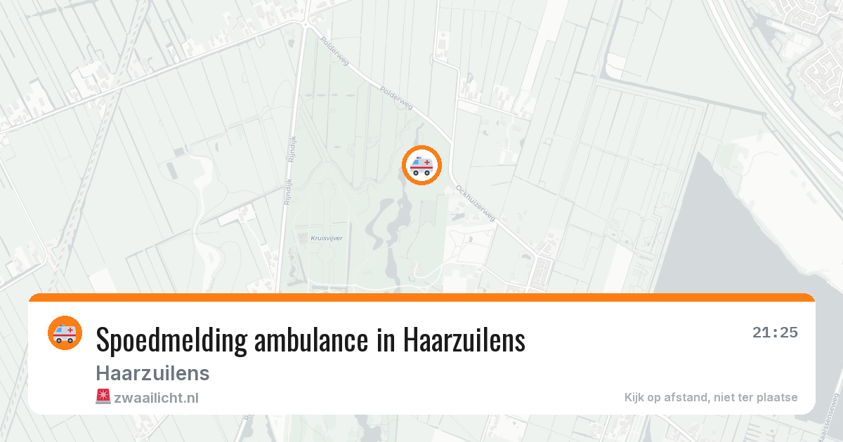 Spoedmelding ambulance in Haarzuilens — 12 aug 2026