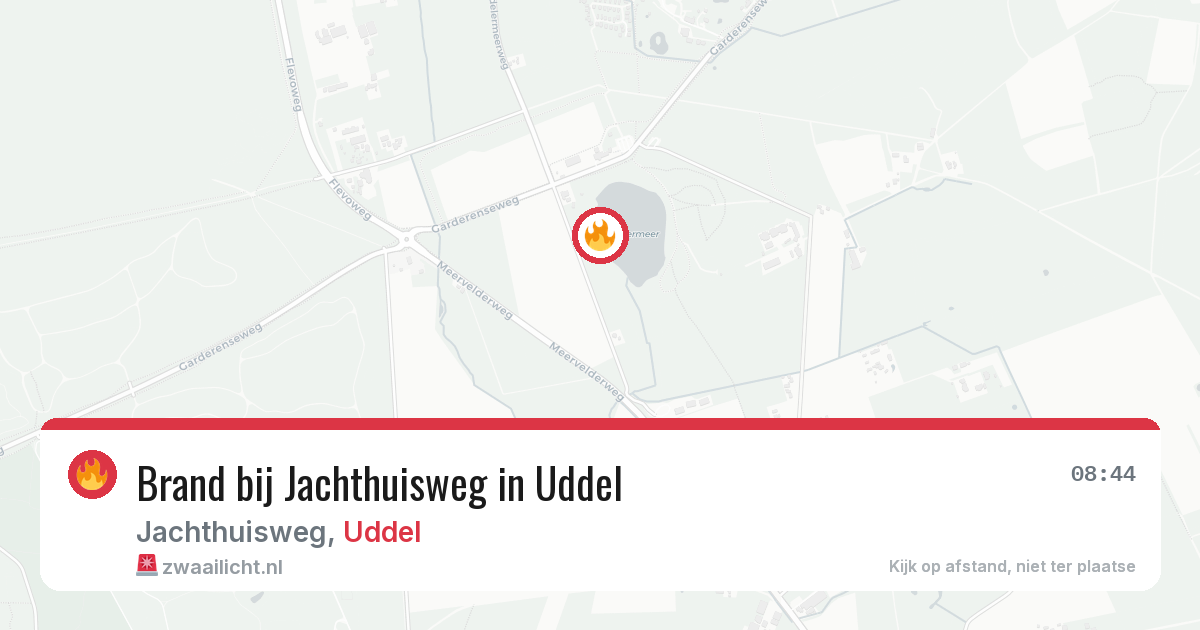 Brand bij Jachthuisweg in Uddel — 31 jul 2026