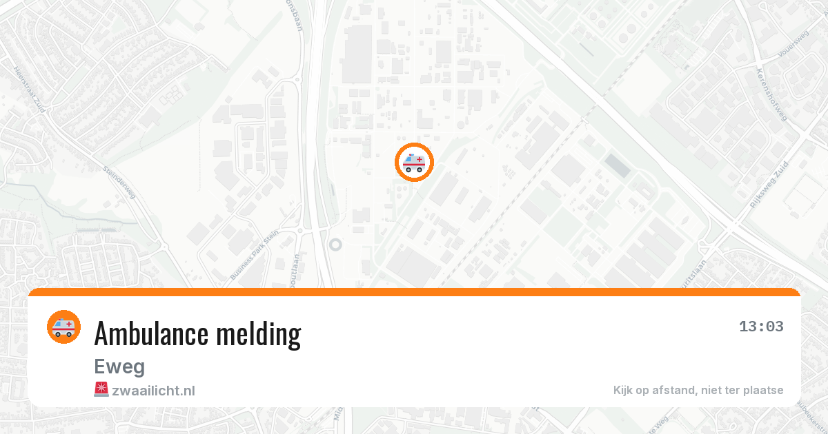 Ambulance melding — 10 jun 2026